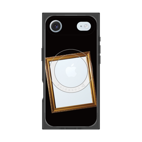 プレミアムスクエアケース with MagSafe［ Photo Frame - Black ］