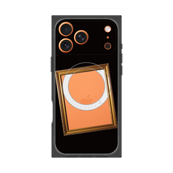 プレミアムスクエアケース with MagSafe［ Photo Frame - Black ］