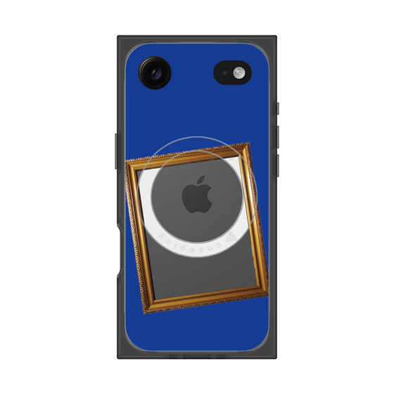 プレミアムスクエアケース with MagSafe［ Photo Frame - Blue ］