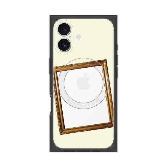 プレミアムスクエアケース with MagSafe［ Photo Frame - Ivory ］