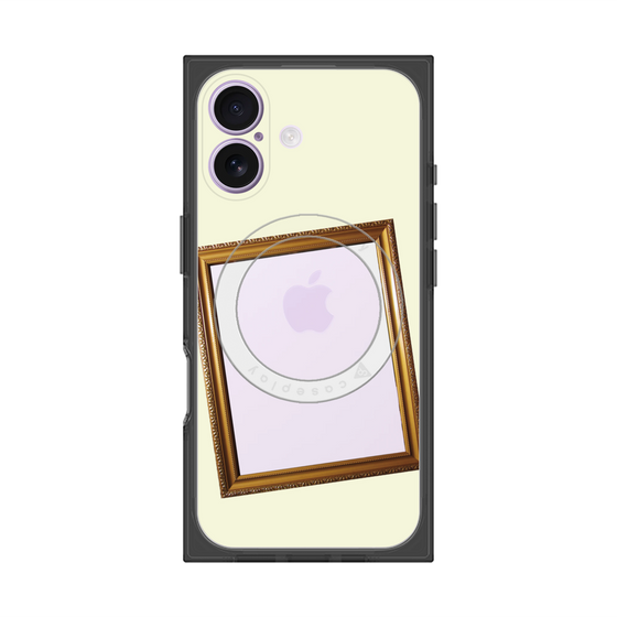 プレミアムスクエアケース with MagSafe［ Photo Frame - Ivory ］
