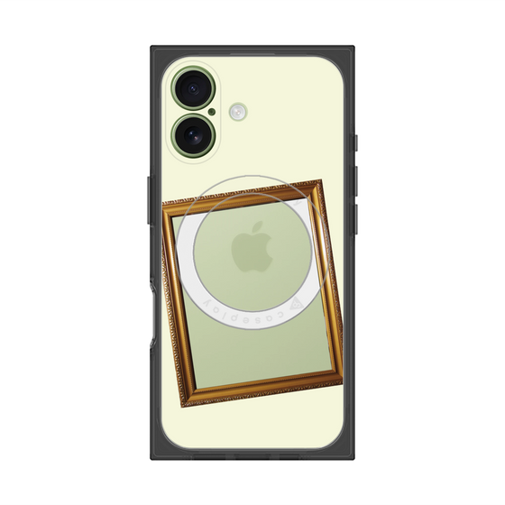 プレミアムスクエアケース with MagSafe［ Photo Frame - Ivory ］
