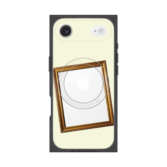 プレミアムスクエアケース with MagSafe［ Photo Frame - Ivory ］