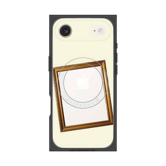 プレミアムスクエアケース with MagSafe［ Photo Frame - Ivory ］