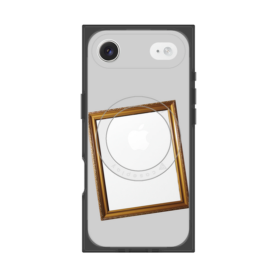 プレミアムスクエアケース with MagSafe［ Photo Frame - Light Gray ］