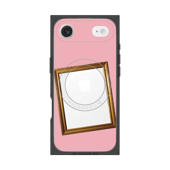 プレミアムスクエアケース with MagSafe［ Photo Frame - Pink ］