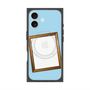 プレミアムスクエアケース with MagSafe［ Photo Frame - Light Blue ］