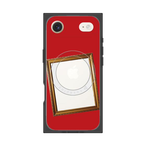 プレミアムスクエアケース with MagSafe［ Photo Frame - Red ］