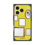 プレミアムスクエアケース with MagSafe［ Photo Frames - Yellow ］