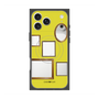 プレミアムスクエアケース with MagSafe［ Photo Frames - Yellow ］