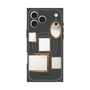 プレミアムスクエアケース with MagSafe［ Photo Frames - Gray ］