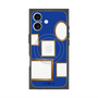 プレミアムスクエアケース with MagSafe［ Photo Frames - Blue ］