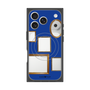 プレミアムスクエアケース with MagSafe［ Photo Frames - Blue ］