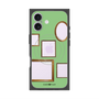 プレミアムスクエアケース with MagSafe［ Photo Frames - Light Green ］