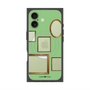 プレミアムスクエアケース with MagSafe［ Photo Frames - Light Green ］