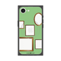 プレミアムスクエアケース with MagSafe［ Photo Frames - Light Green ］