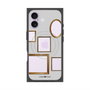 プレミアムスクエアケース with MagSafe［ Photo Frames - Light Gray ］