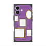 プレミアムスクエアケース with MagSafe［ Photo Frames - Purple ］
