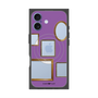 プレミアムスクエアケース with MagSafe［ Photo Frames - Purple ］
