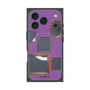 プレミアムスクエアケース with MagSafe［ Photo Frames - Purple ］