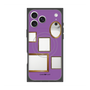 プレミアムスクエアケース with MagSafe［ Photo Frames - Purple ］