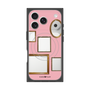 プレミアムスクエアケース with MagSafe［ Photo Frames - Pink ］