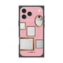 プレミアムスクエアケース with MagSafe［ Photo Frames - Pink ］