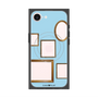 プレミアムスクエアケース with MagSafe［ Photo Frames - Light Blue ］