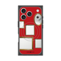プレミアムスクエアケース with MagSafe［ Photo Frames - Red ］