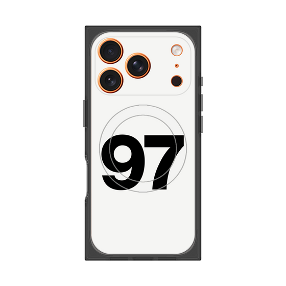 プレミアムスクエアケース with MagSafe［ No.97 - White ］