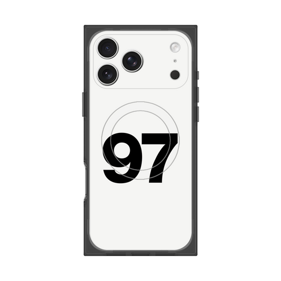 プレミアムスクエアケース with MagSafe［ No.97 - White ］