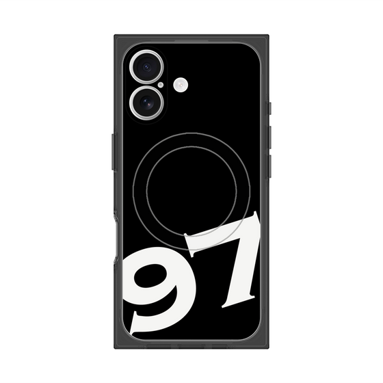 プレミアムスクエアケース with MagSafe［ No.97 - Black ］