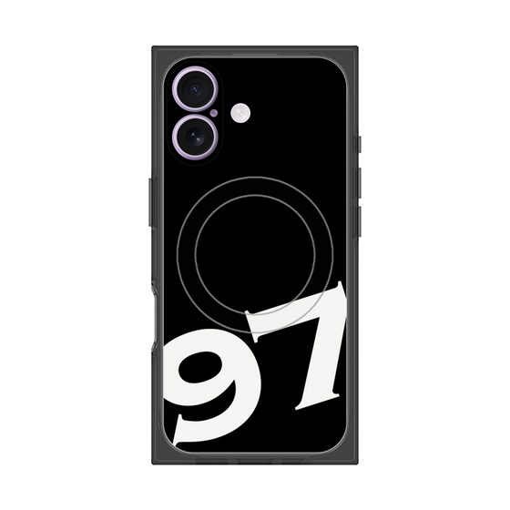 プレミアムスクエアケース with MagSafe［ No.97 - Black ］