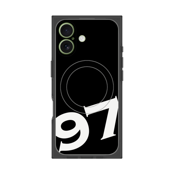 プレミアムスクエアケース with MagSafe［ No.97 - Black ］