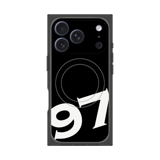 プレミアムスクエアケース with MagSafe［ No.97 - Black ］