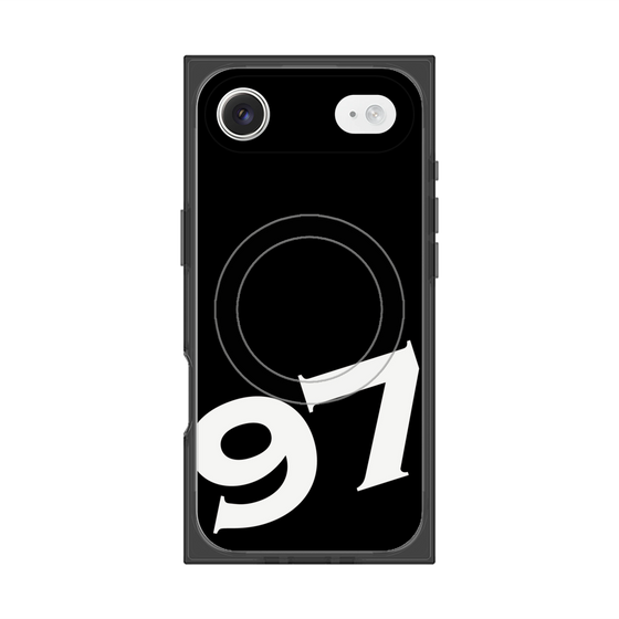 プレミアムスクエアケース with MagSafe［ No.97 - Black ］