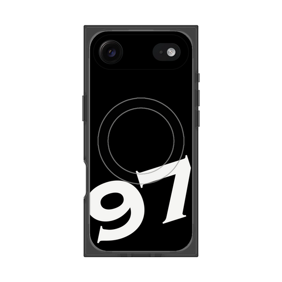 プレミアムスクエアケース with MagSafe［ No.97 - Black ］