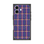 プレミアムスクエアケース with MagSafe［ Tartan Check - Purple ］
