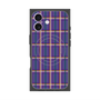 プレミアムスクエアケース with MagSafe［ Tartan Check - Purple ］