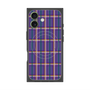 プレミアムスクエアケース with MagSafe［ Tartan Check - Purple ］