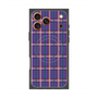 プレミアムスクエアケース with MagSafe［ Tartan Check - Purple ］