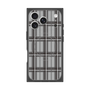 プレミアムスクエアケース with MagSafe［ Tartan Check - Gray ］