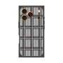 プレミアムスクエアケース with MagSafe［ Tartan Check - Gray ］
