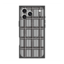 プレミアムスクエアケース with MagSafe［ Tartan Check - Gray ］