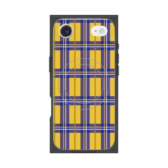 プレミアムスクエアケース with MagSafe［ Tartan Check - Yellow ］