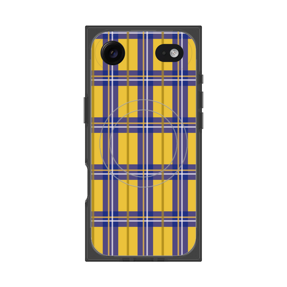 プレミアムスクエアケース with MagSafe［ Tartan Check - Yellow ］