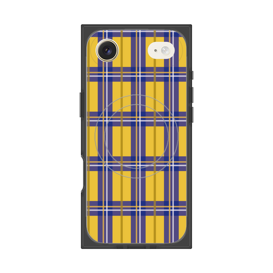 プレミアムスクエアケース with MagSafe［ Tartan Check - Yellow ］