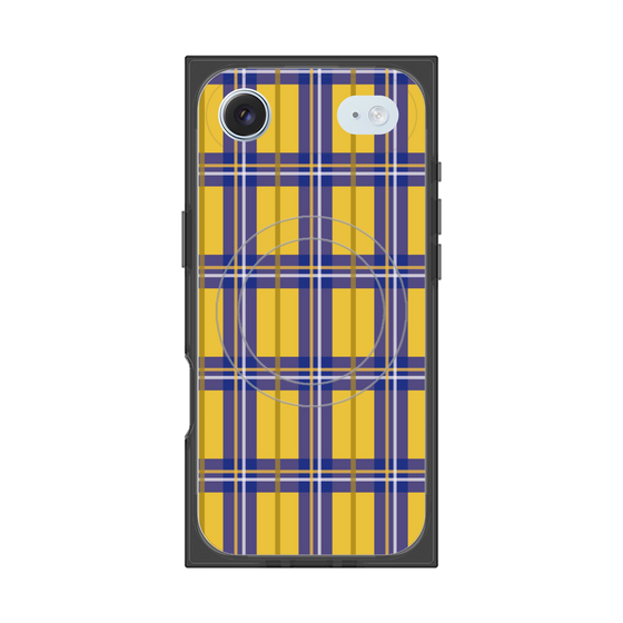 プレミアムスクエアケース with MagSafe［ Tartan Check - Yellow ］