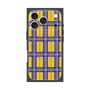 プレミアムスクエアケース with MagSafe［ Tartan Check - Yellow ］