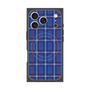 プレミアムスクエアケース with MagSafe［ Tartan Check - Blue ］